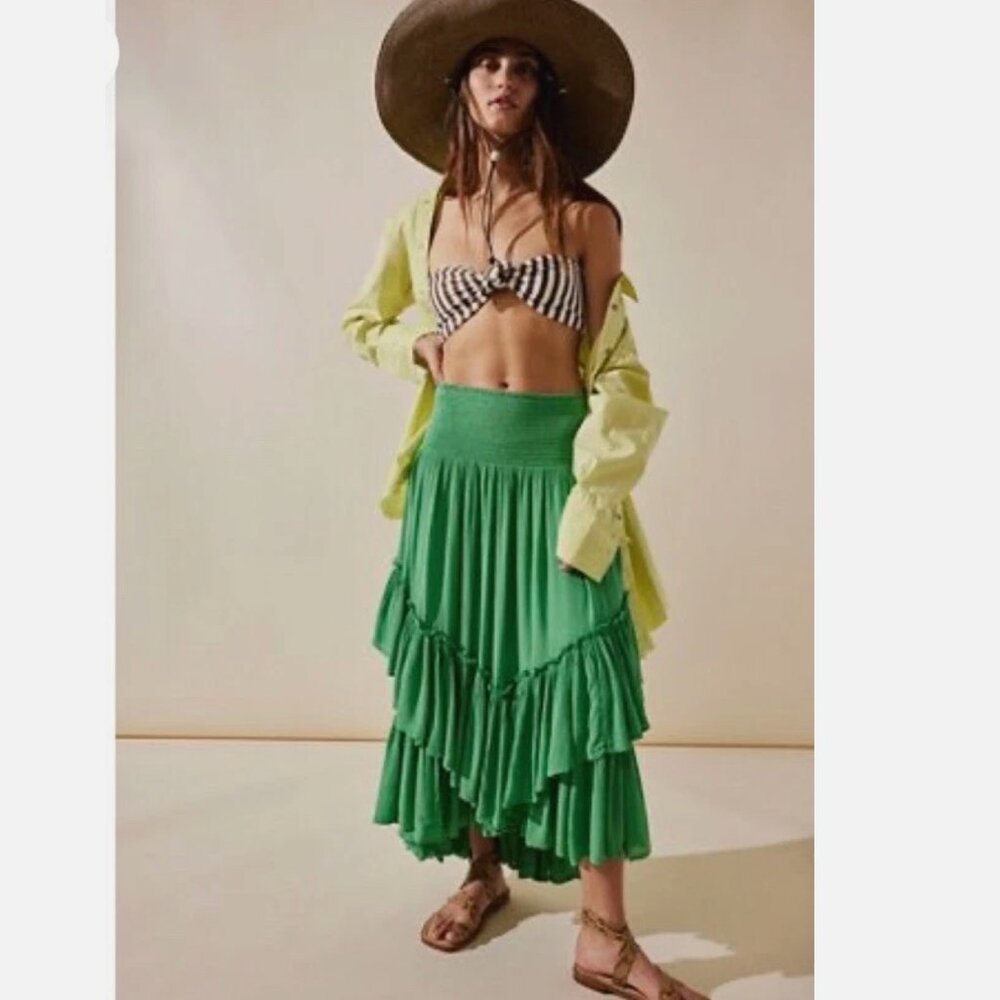 Free People Asymmetrical Convertible Skirt - M - Bayou